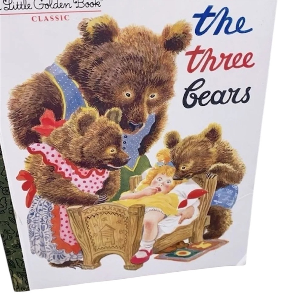 Little Golden Book The Three Bears children’s classic  book